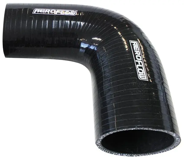 Gloss Black 90° Silicone Hose Reducer – 1-1/2" (38Mm) To 1-3/8" (35Mm) 1