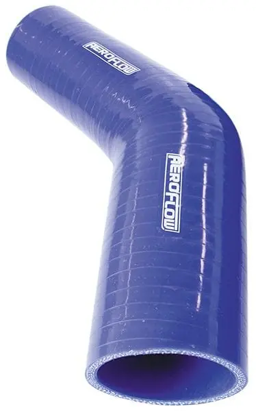 Gloss Blue 45° Silicone Hose Expander: 90Mm To 76Mm Inner Diameter 1