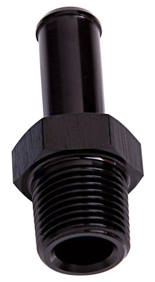 Af841-06Blk 1/4" Npt To 3/8" Barb Straight Adapter For Fuel Or Vacuum Lines 1
