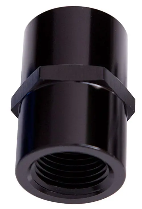 Npt Female-To-An Adapter Coupler – 1/4" Npt X -4An, Black Anodized Af910-04Blk 1