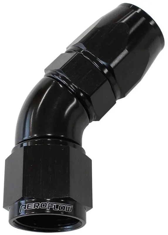570 Series Ptfe 45° Swivel Hose End – -3An Black (Af572-03Dblk) 1