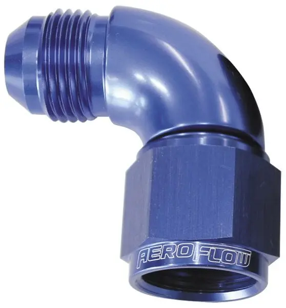 An-20 Full-Flow 90° Swivel Fitting - Female/Male Flare (Af543-20) 1