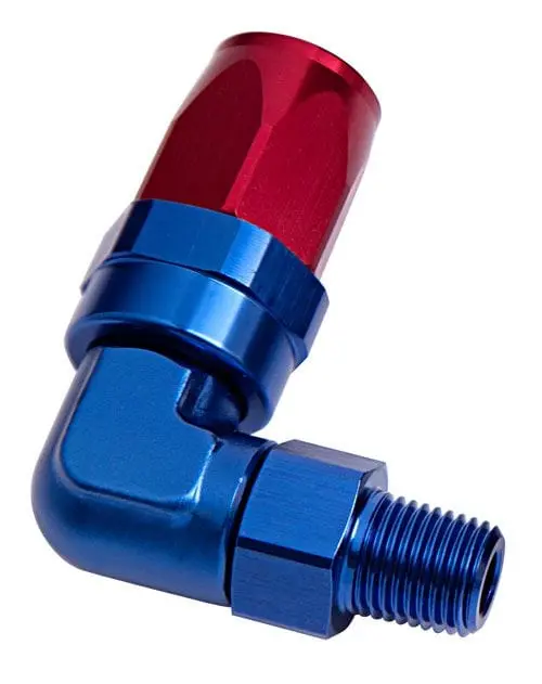 1/4" Male Npt To -6An 90° Swivel Hose Fitting – Af829-06-04 1