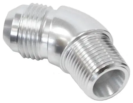 45° Npt To -10 An Full-Flow Adapter (1/2" To -10An) Af523-10S 1