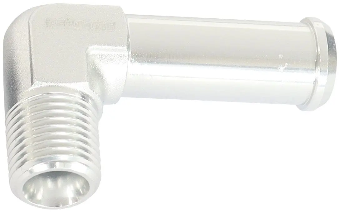 90-Degree Male Npt To Barb Adapter – 1/8" Npt X 3/8" Barb – Af842-02-06S 1