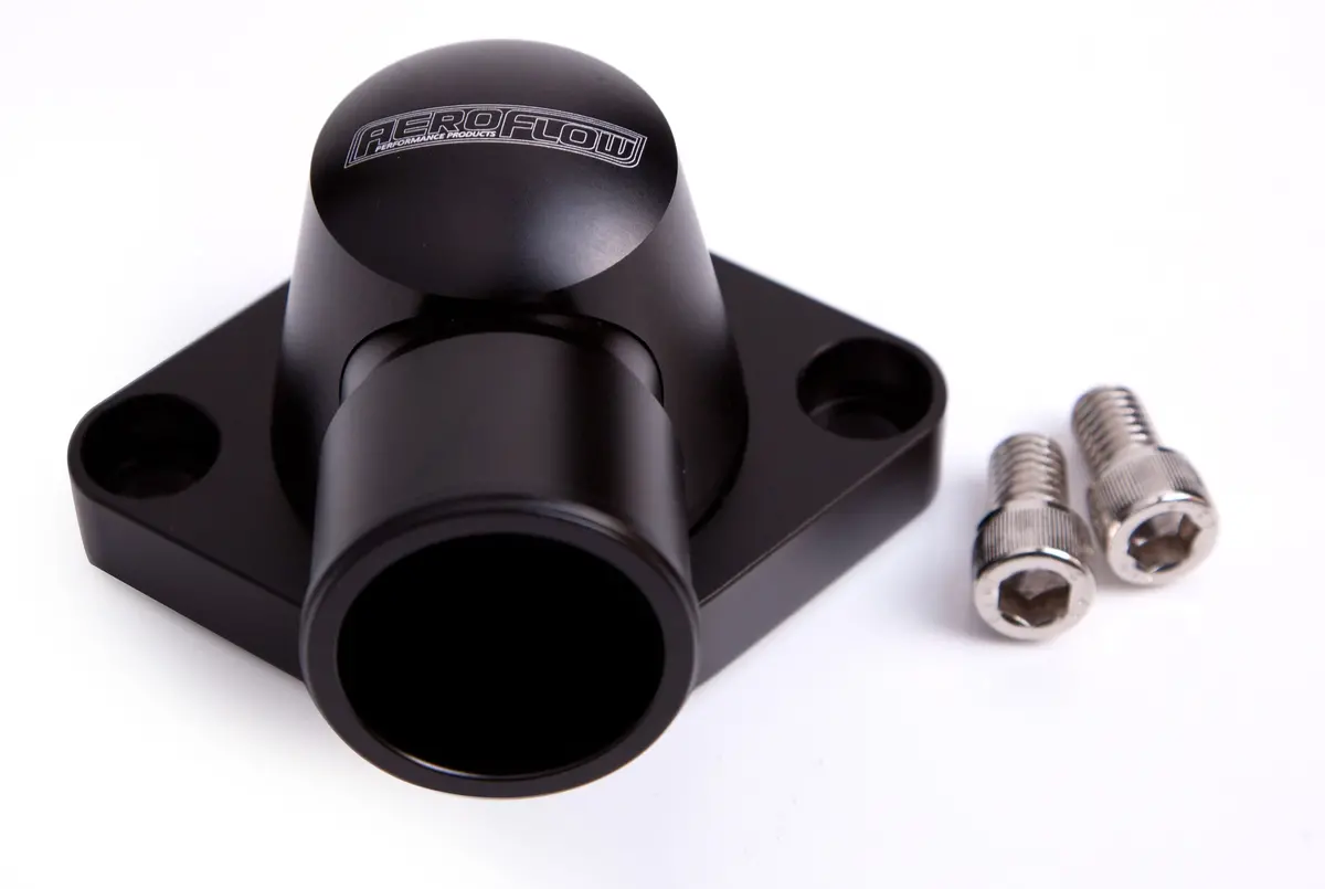 Black Billet Aluminum Thermostat Housing – Af64-2034Blk 1