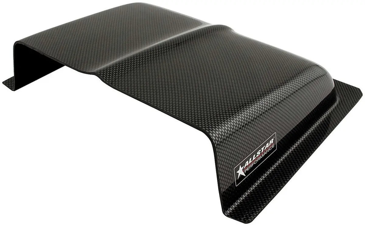 Allstar Performance Aluminum Oil Cooler Scoop For Enhanced Engine Cooling 1
