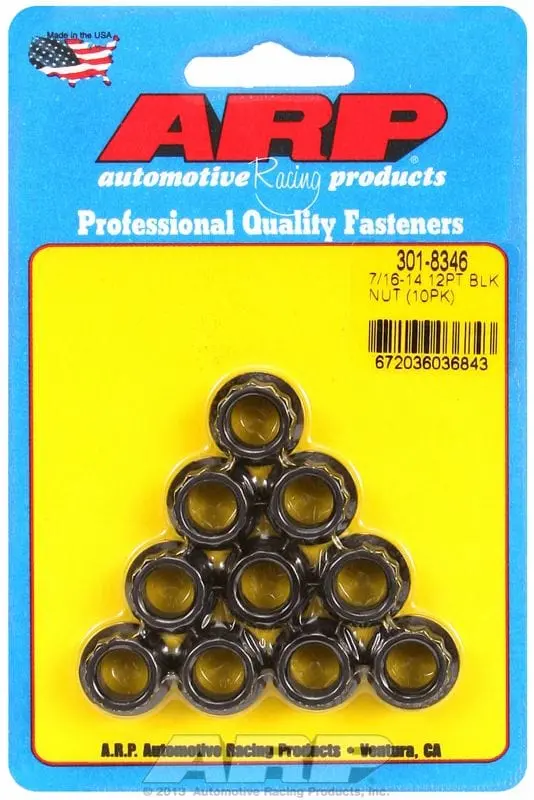 12-Point Chrome Moly Nut With Black Oxide Finish – Ar301-8346 1