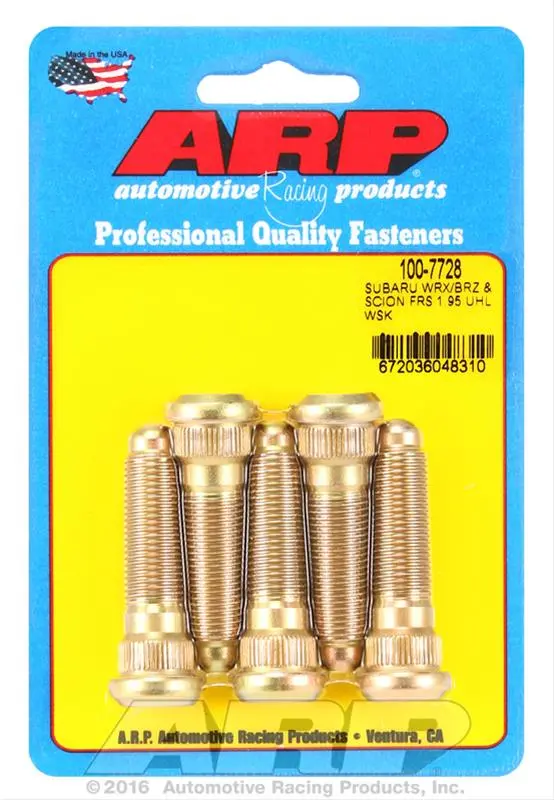 Arp High-Strength Wheel Stud Kit – 12Mm X 1.5, 75Mm Underhead Length (100-7728) 1