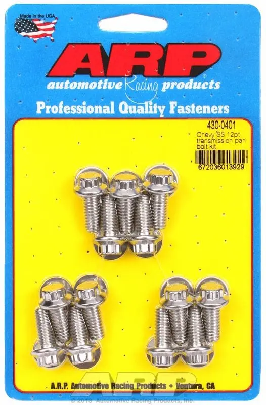 Arp Ar430-0401 Transmission Bolt Kit – 12-Point Stainless Steel, Automatic Fitment 1