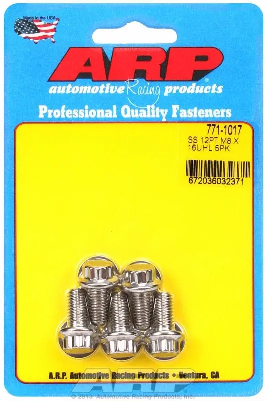 12-Point Stainless Steel Bolt Pack – Ar771-1017 (5-Piece) 1
