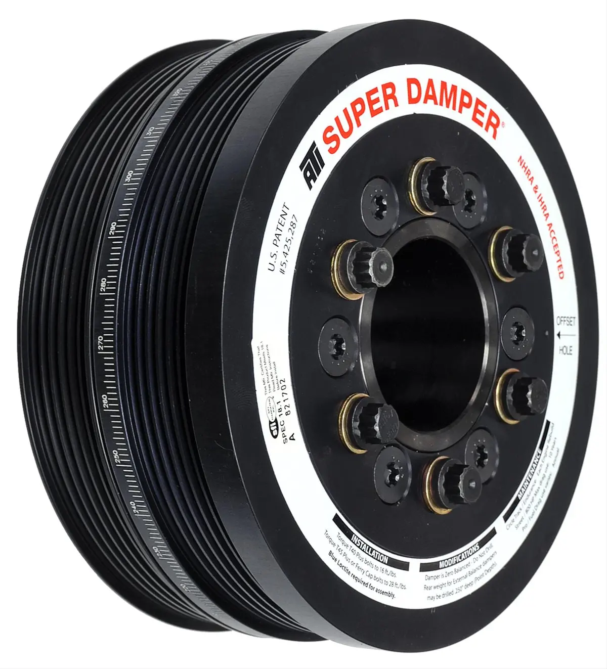 Ati Super Damper Serpentine Harmonic Balancer – 918047 (8" Diameter) 1