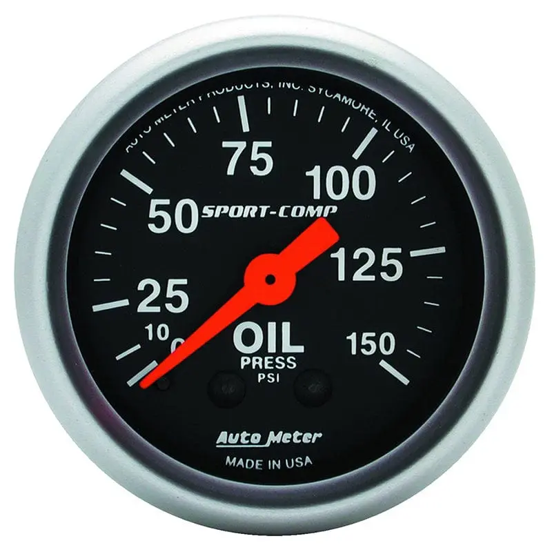 Autometer Sport-Comp Oil Pressure Gauge – Au3323 1