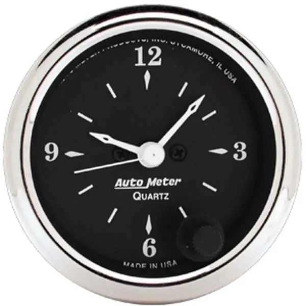 Old Tyme Au1785 Black Series Vintage-Style Analog Clock 1