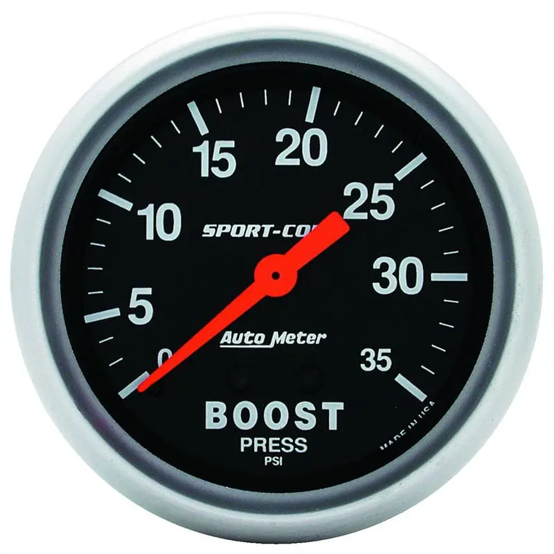 Autometer Sport-Comp Boost Pressure Gauge – Au3404 1