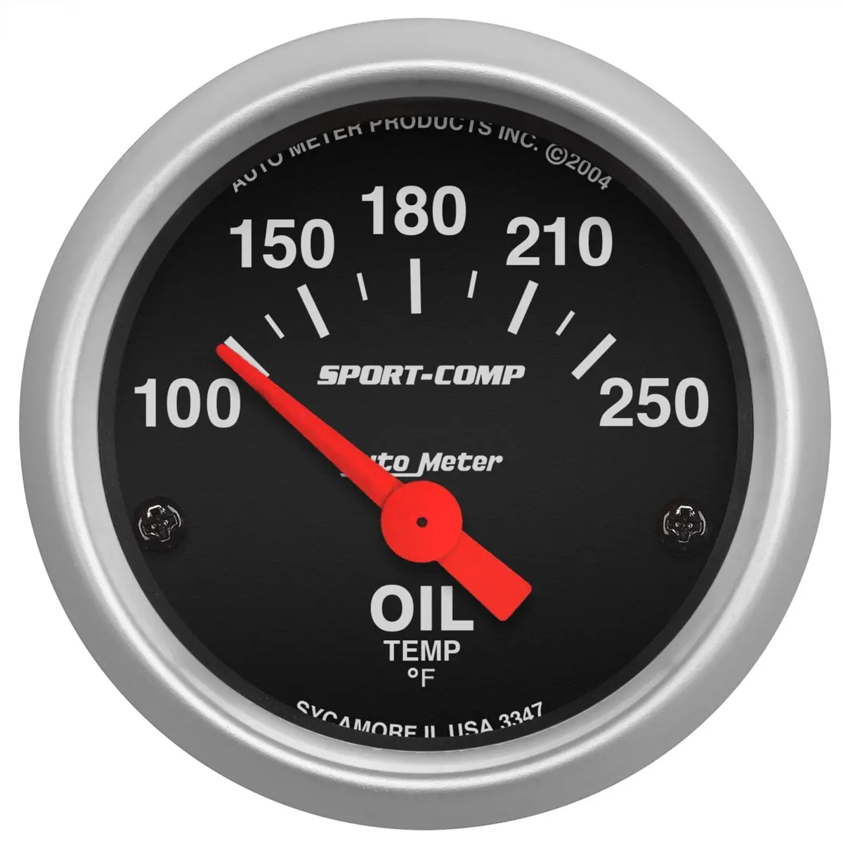 Autometer Sport-Comp 3347 Analog Gauge – White Dial Variant 1