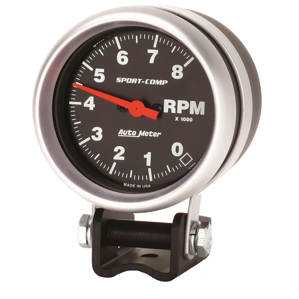 Autometer Sport-Comp Mini Tachometer – 2-1/16" Diameter, Led Backlit (3708) 1