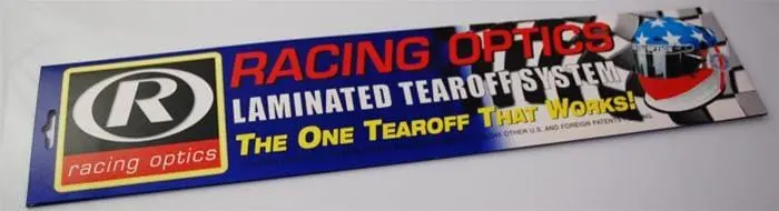 Bell Racing Helmet Visor Tear-Off Sheet Pack – Clear Adhesive Film (3407C4) 1