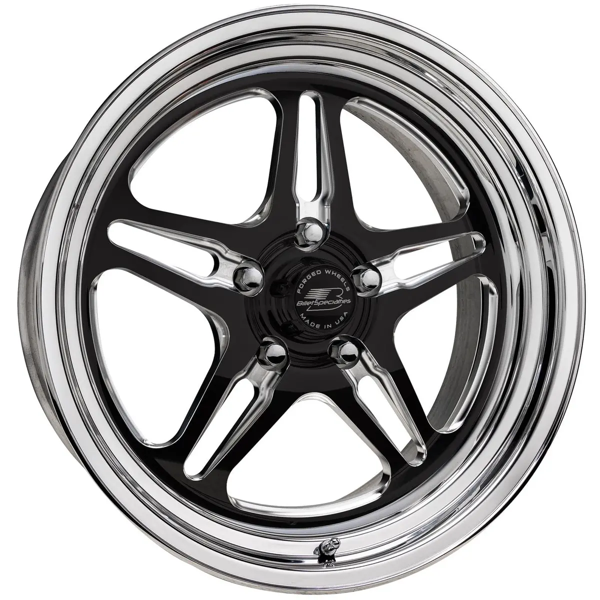 Billet Specialties Amc43 Lonestar Black Satin Custom Wheels Amcb43895 1