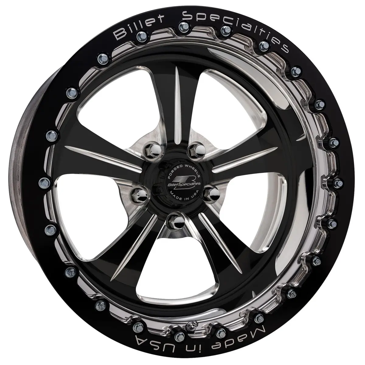 Billet Specialties Amc70 Fineline Double Beadlock Wheel – Black Satin Finish, Custom Build (Amcb70Db514) 1