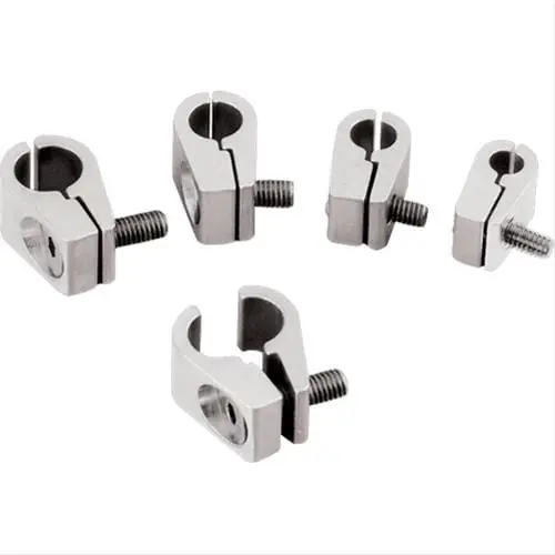 Billet Specialties 65410-999 Billet Line Clamp Kit – Stainless Steel, Adjustable Fit 1