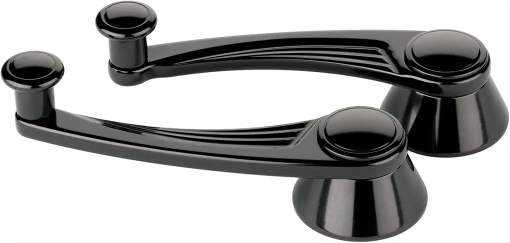 Billet Specialties Blk46525 Polished Billet Window Crank Handles For Classic Cars 1