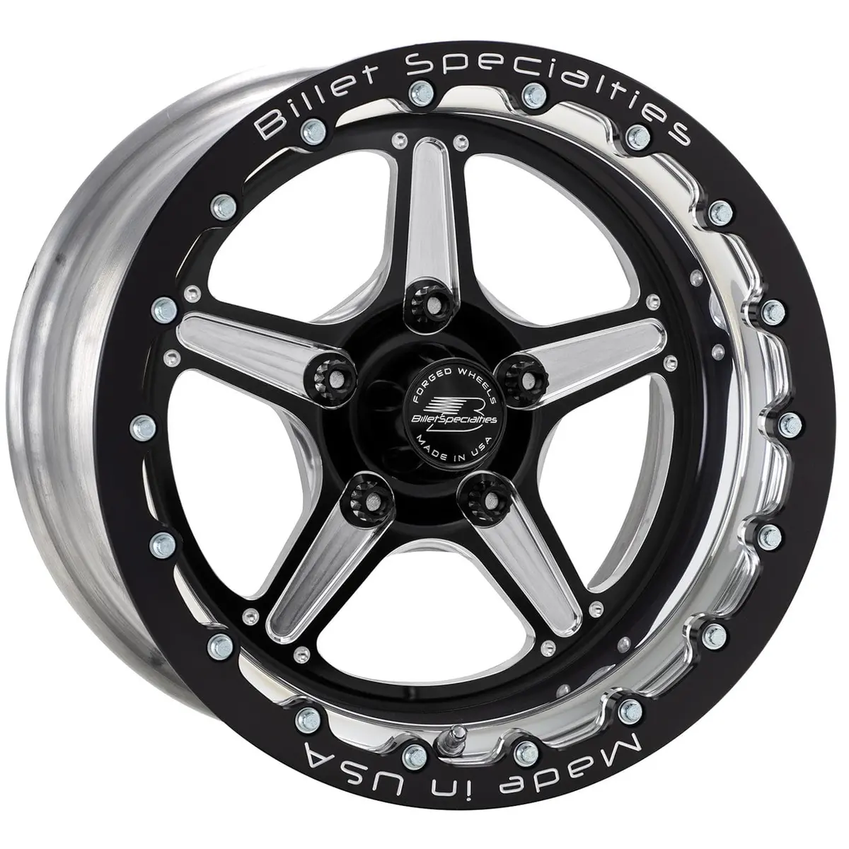 Billet Specialties Street Lite Black Single Beadlock Wheels – Brsb23512L6155 1