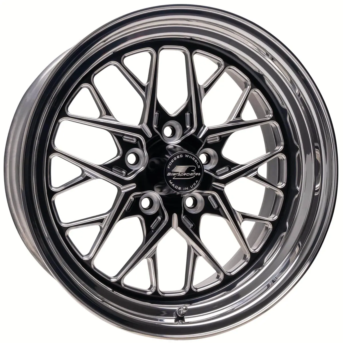 Billet Specialties Brs07710R Rim – 17X7", 5X114.3Mm, Gloss Black Machined Face 1