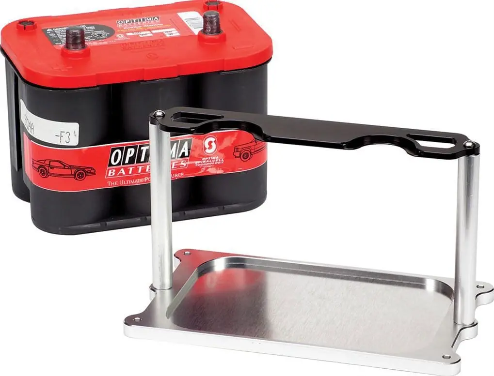 Battery Tray Mount Bracket - Black And Clear Anodized Finish (Bs248910) 1