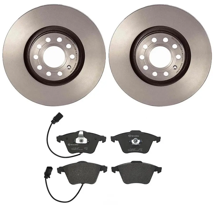Brembo Brake Kit – Premium Disc Rotor And Pad Set (Kt04074) 1