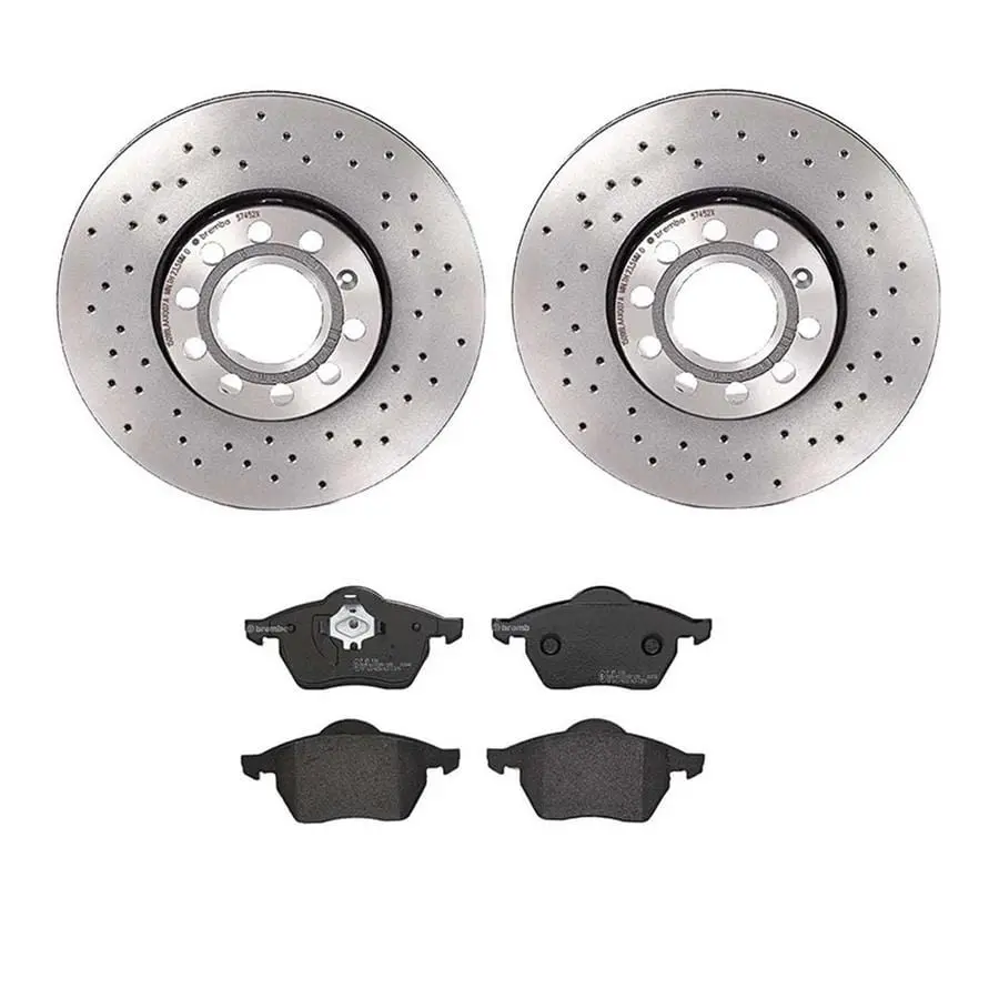 Brembo Ktx4072 Front Brake Pad & Rotor Kit 1