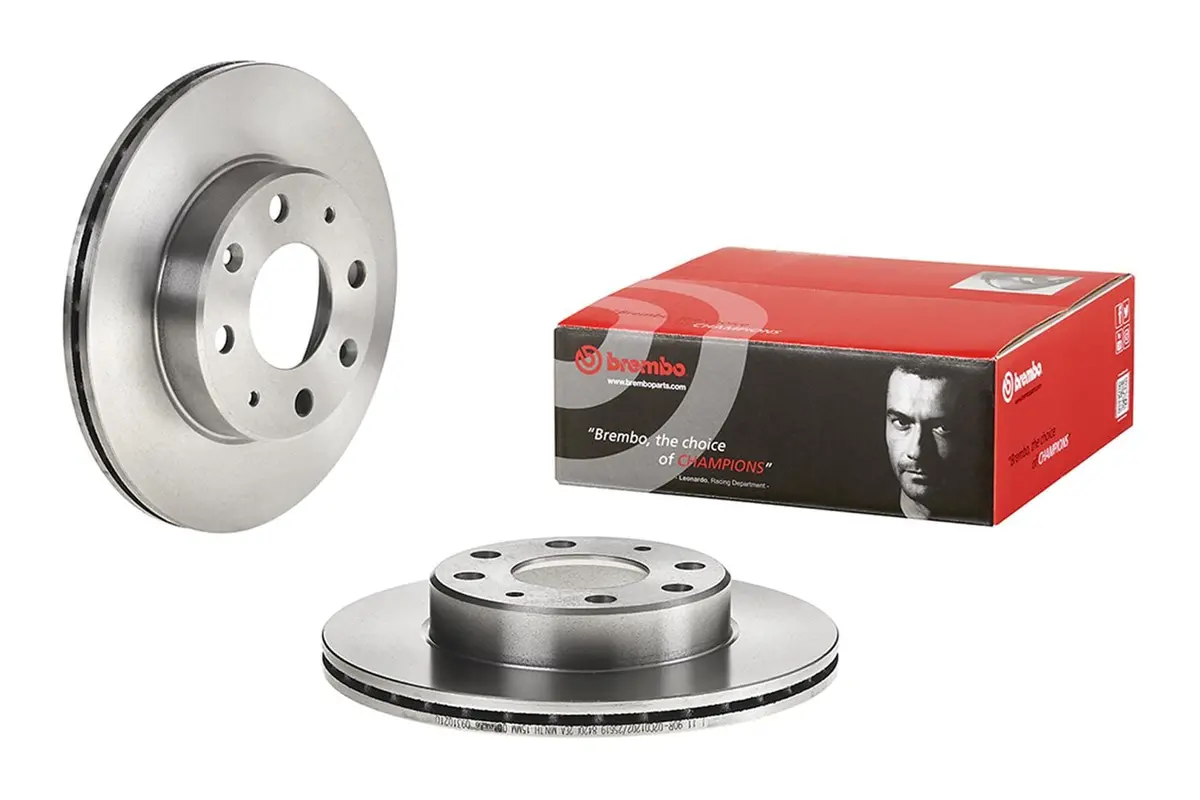 Brembo 09.3102.10 Uv-Coated Premium Brake Rotors For Enhanced Corrosion Resistance 1