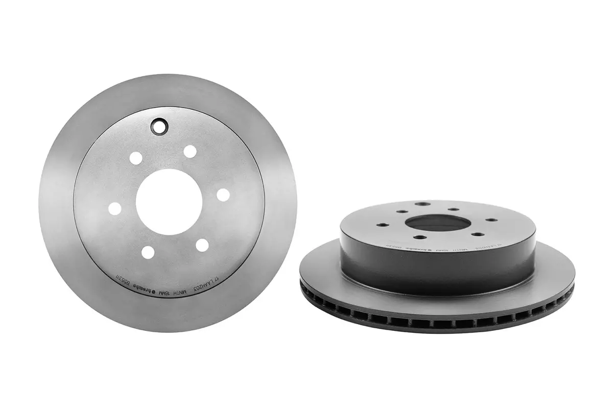 Brembo 09.B553.11 Uv-Coated Brake Rotor – Slotted, High-Performance Replacement 1