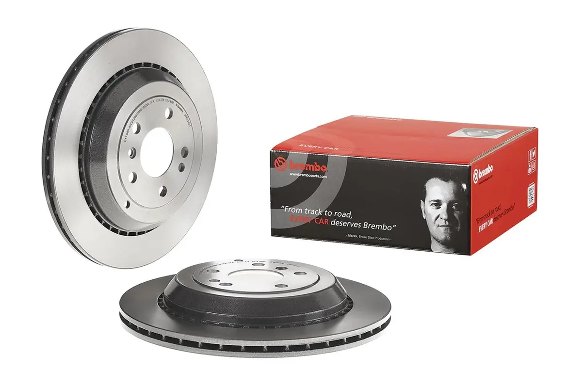 Brembo 09.R124.21 Uv-Coated Premium Brake Rotors 1