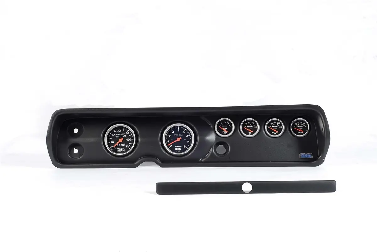 Classic Thunder Road Custom Dash Panel W/ Integrated Autometer Gauges – 103640111 1