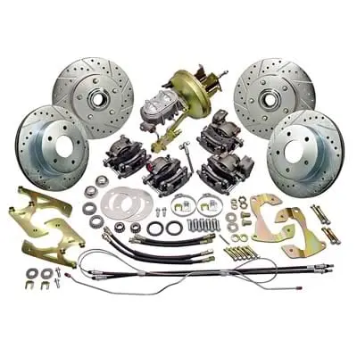Classic Performance Drop Spindle Brake Conversion Kit – Front Disc Upgrade For Classic Cars (5864Cbk-D8D) 1
