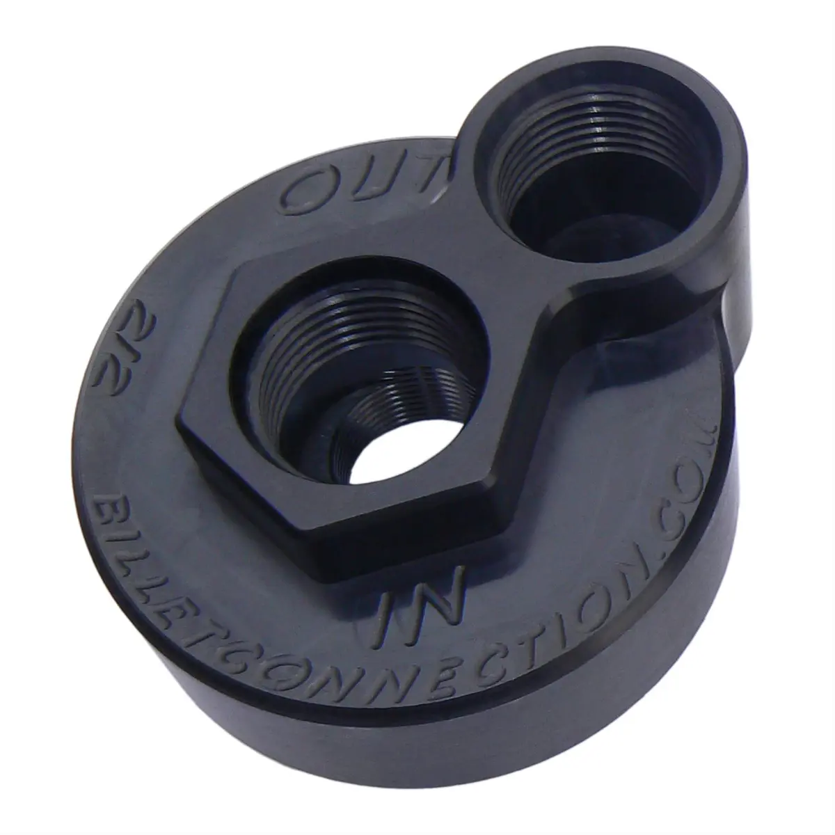 Clear View Filtration 212-B Oil Filter Block Adapter 1