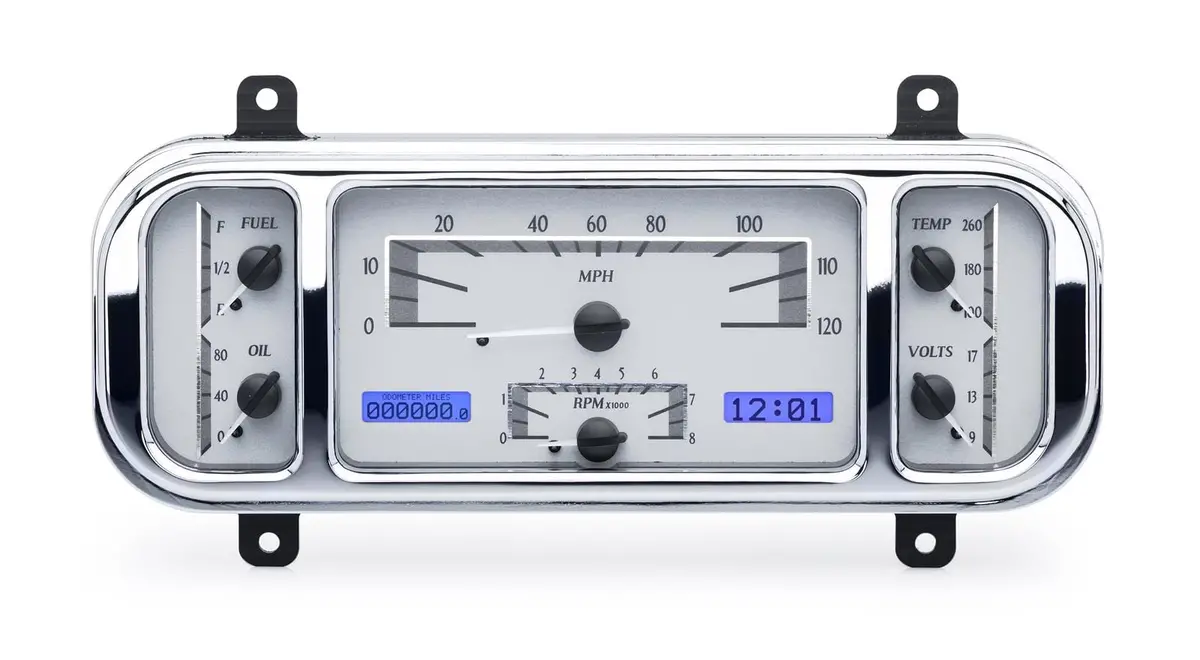 Dakota Digital Vhx-37C-S-B Analog-Digital Hybrid Gauge Cluster – 3.5" Display 1