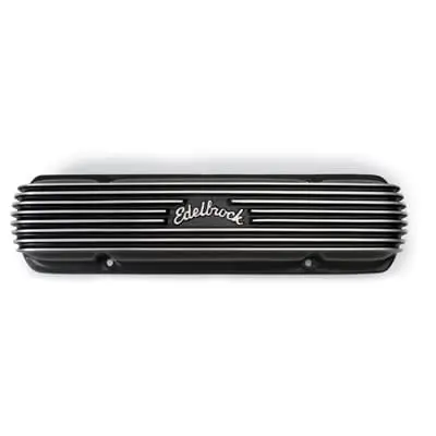 Edelbrock Classic Aluminum Valve Covers — Lightweight Cast Design With Oem Fitment (41303) 1