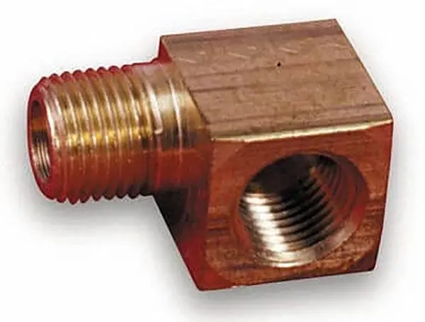 Fuel Pressure Gauge Fitting Adapter – 1/8" Npt To 1/4" Npt, Part Ho26-69 1