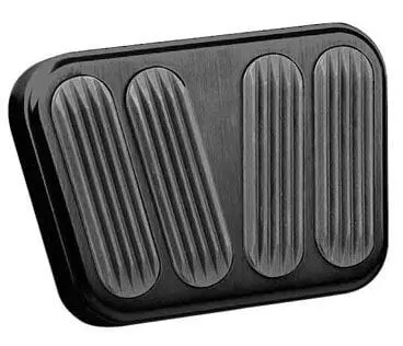 Black Anodized Billet Aluminum Brake & Clutch Lever Pad With Rubber Grip – Lk-Xbag-6076 1