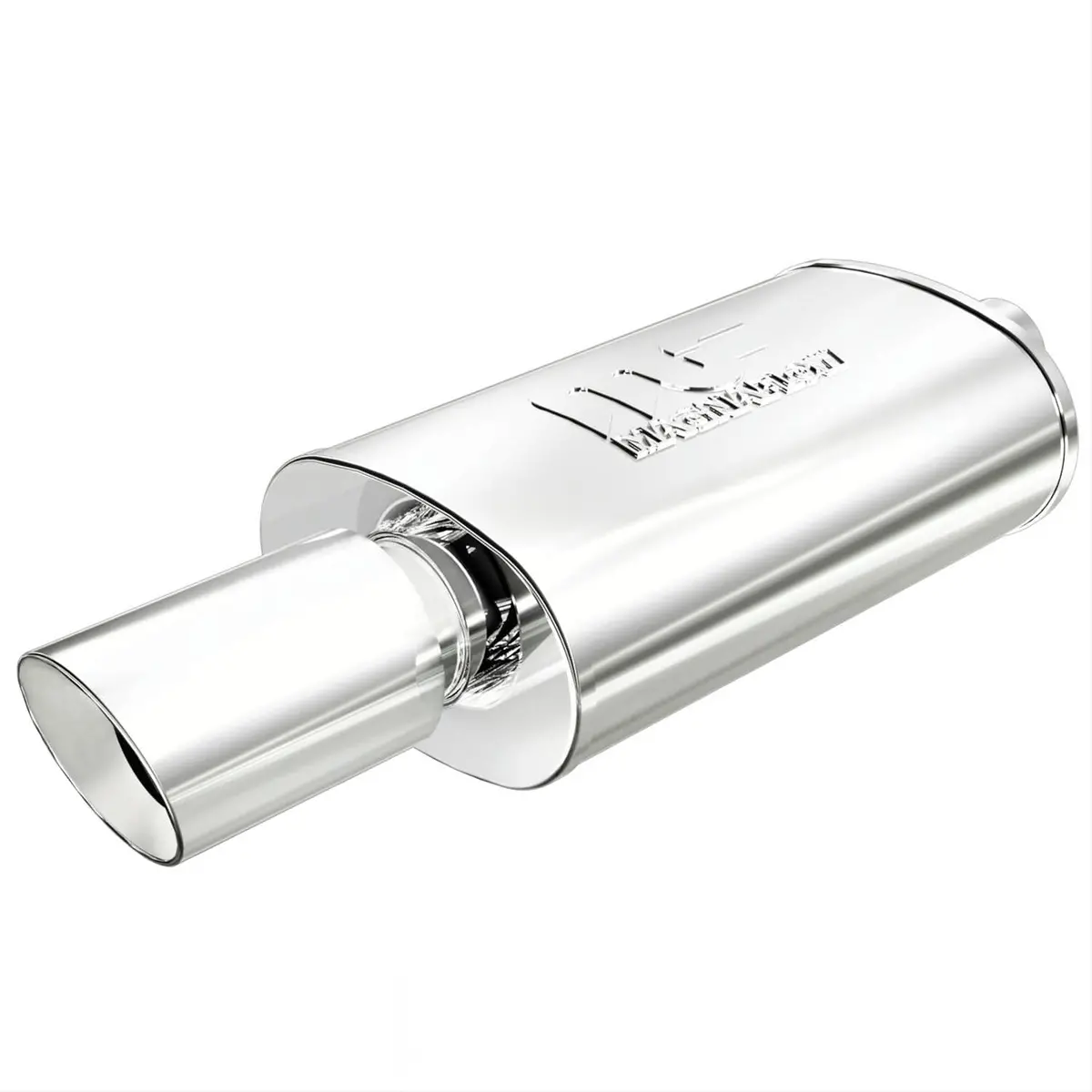 Magnaflow Mirror-Finish Stainless Muffler & Tip Combo - Street Series 14829 1