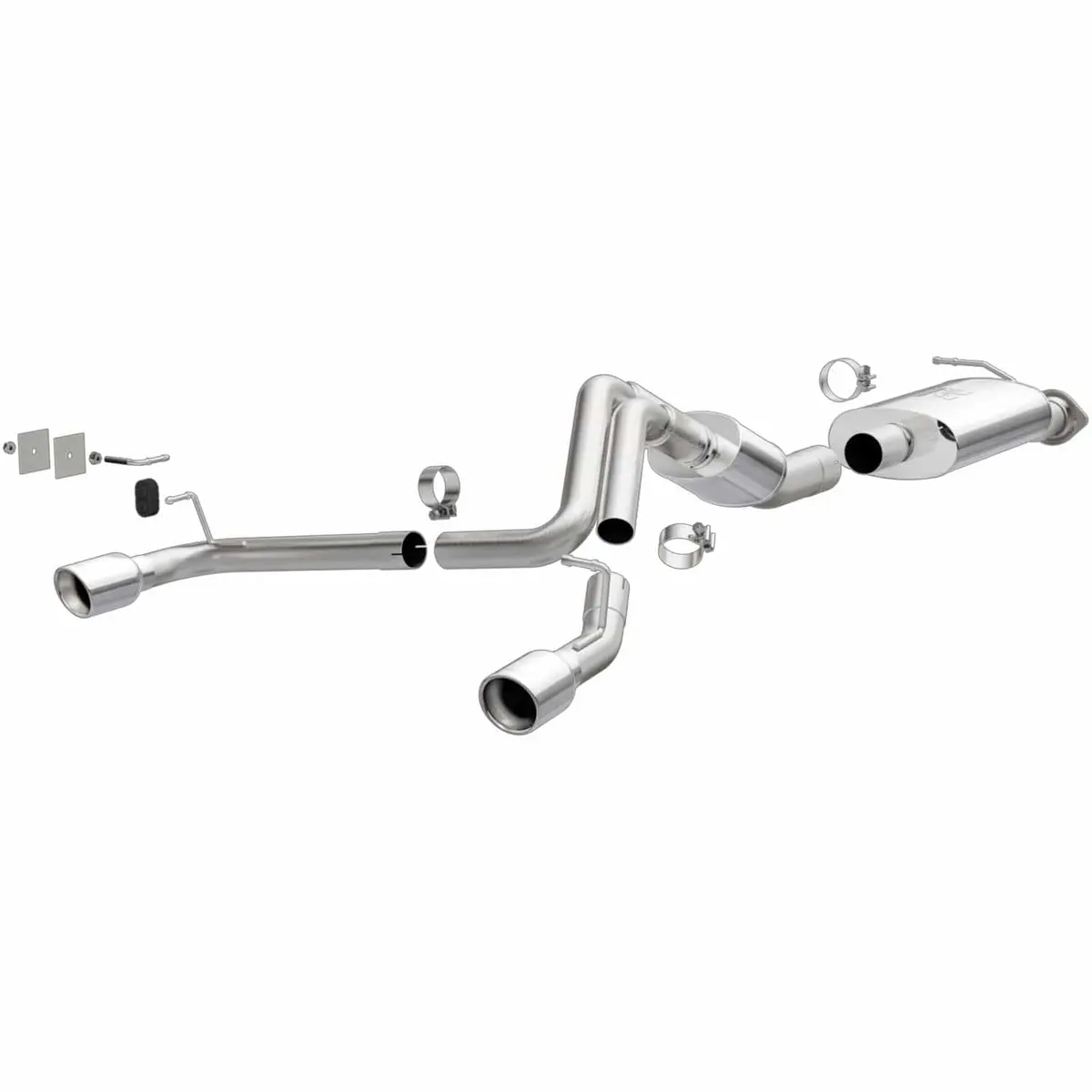 Magnaflow Street Series Cat-Back Exhaust System – Mandrel-Bent Tubing, Stainless Steel (16772) 1