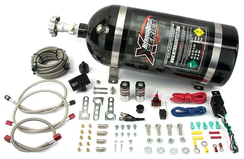 Nitrous Outlet X-Series Plate Nitrous System – Tunable Dry/Wet Setup (22-82002) 1