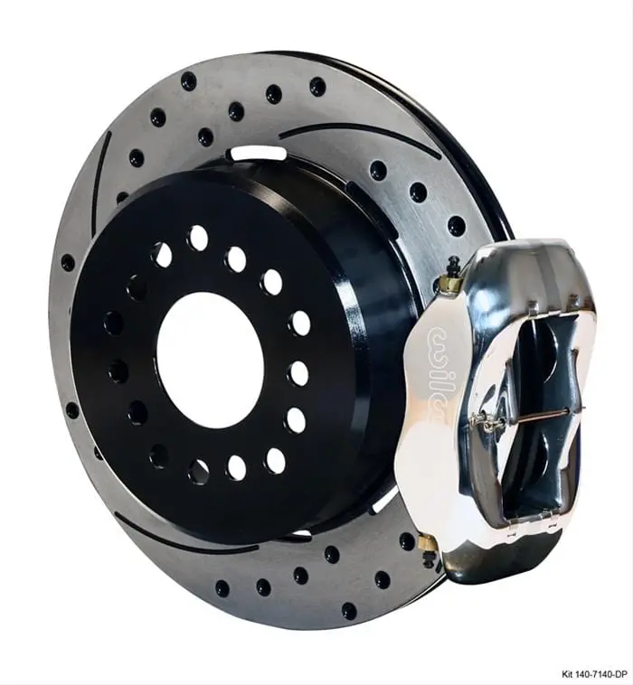 Wilwood Forged Dynalite Rear Drag Brake Kit – Dual-Piston Calipers & Rotors 140-7143-Dp 1