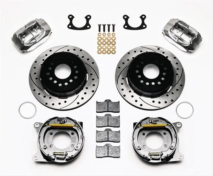 Wilwood Forged Dynalite Rear Drag Brake Kit – Dual-Piston Calipers & Rotors 140-7143-Dp 2