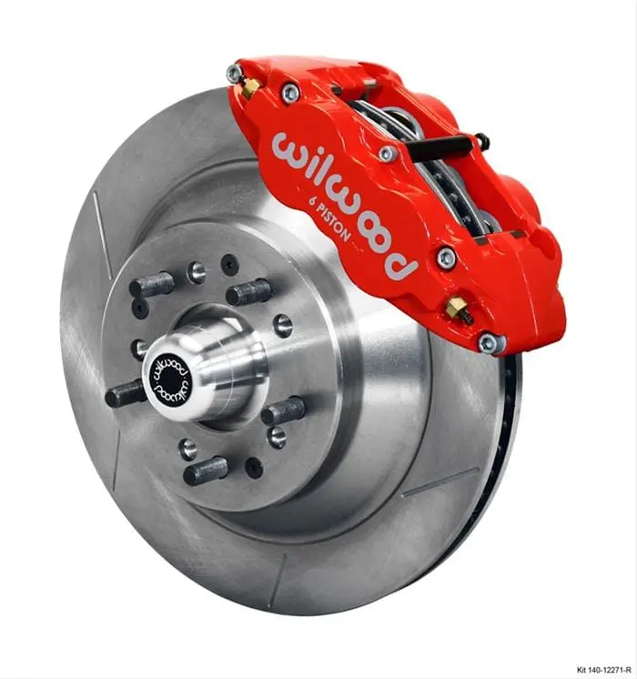 Wilwood 140-12272-R Forged Superlite 6R Big Brake Front Kit – Narrow Caliper Design 1