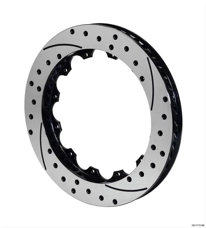 Wilwood 160-9962-Bk Srp Drilled & Slotted Brake Rotors 1